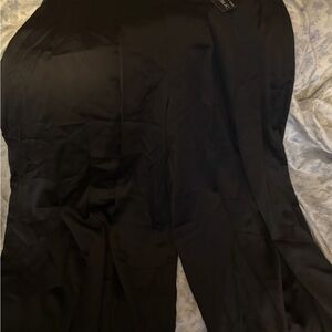 Elegant Black Wide-Leg Pants